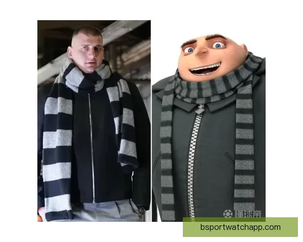 约基奇赛后穿小黄人拖鞋亮相曾COS格鲁角色趣味十足